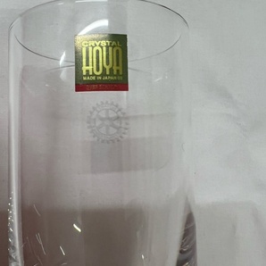【菊水-10022】未使用品 HOYA CRYSTAL HOYAクリスタルグラス タンブラー 6個セット/食器/ガラス/(S)の画像6