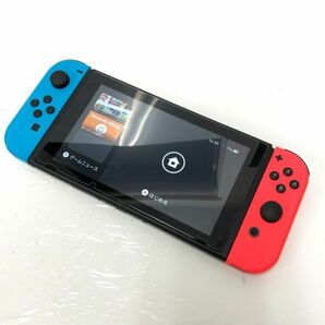 【美品】任天堂 Nintendo Switch HAD-S-KABAH ニンテンドースイッチ ネオンブルー・ネオンレッド 本体 HAC-001 動作確認済 ゲーム機 DI0の画像2
