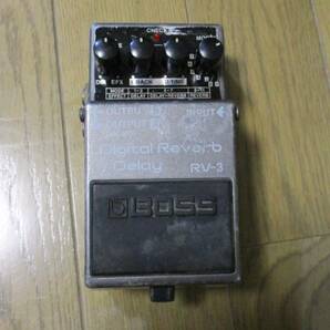 【ジャンク品】BOSS ボス RV-3 Digital Reverb Delay ディレイ リバーブ エフェクター エレキギター周辺機器 楽器 器材の画像1