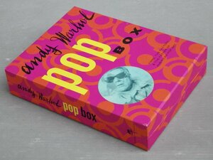 【輸入/紙もの】アンディ・ウォーホル POP BOX〈バッジ/ポストカードなどガジェットいろいろ約20点セット〉◆2002年◆ポップアート