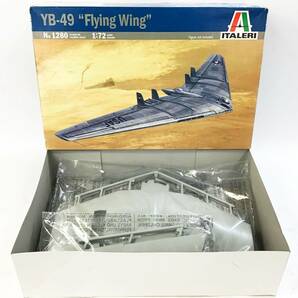 未組立 ITALERI 1/72 YB-49 Flying Wing No.1280 プラモデル プラモ 模型 爆撃機 軍用機 航空機 飛行機 アメリカ空軍 フライングウイングの画像1