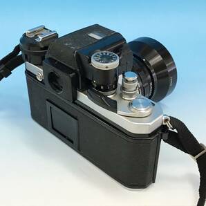 Nikon F2 フォトミック 一眼レフ フィルム カメラ ボディ シルバー/レンズ nikkor 28mm f3.5/レンズフード HS-8 昭和 レトロ ニコン の画像3