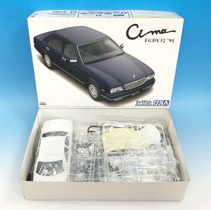 未組立 アオシマ 1/24 ニッサン Y32 シーマ タイプⅢ リミテッドL AV ’91 ザ・モデルカー プラモデル 自動車 日産 AOSHIMA