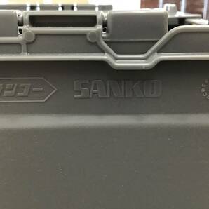 SANKO 機動警察パトレイバー 特車二課整備班専用 折りたたみ サンクレット コンテナ オリコン L51B-B 蓋付き グレー アニメグッズ サンコーの画像8