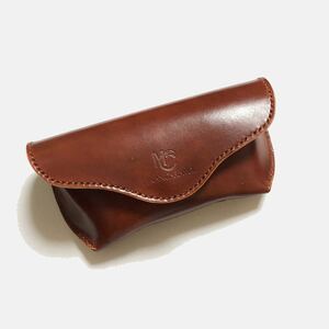 * with translation SALE glasses case sunglasses case original leather cow leather cow leather tongue person .. leather tea 