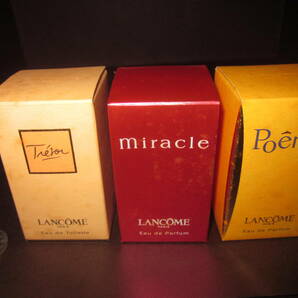 ランコム トレゾア ミラク ポエム オードトワレ 香水 3種まとめて 未使用品 箱付きの画像2