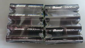 単3充電池８個　Bonai 2800mAh　未開封　③