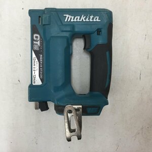 makita マキタ 18V対応 12×13mm 充電式タッカ 本体のみ 正常動作せず 釘打不可 通電あり ST312D 中古 ジャンク品