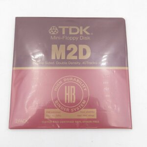 TDK ティーディーケー PC周辺機器 M2D-HBX2 ミニフロッピーディスク 5インチ 10パック(20ディスク) 10個入り ジャンク