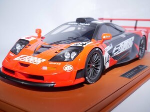 ★McLAREN F-1 GTR TEAM LARK PARABOLICA MOTORSPORT N 44 24h LE MANS 1997 中谷明彦 土屋圭市 G.アイルズ/TOPMARQUES 1/12ミニカー