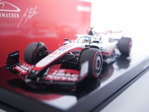 ★HAAS - F1 VF-22 FERRARI TEAM HAAS N 47 8th (first points) SILVERSTONE BRITISH GP 2022 MICK SCHUMACHER /Minichamps 1/43