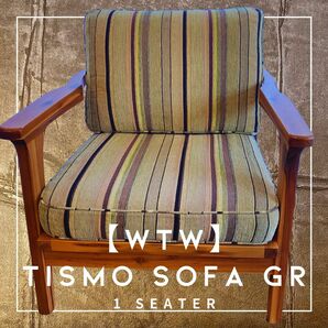 ◆月末特価◆【WTW】TISMO SOFA 送料込み | 1seater | Blue |ダブルティー |ソファ