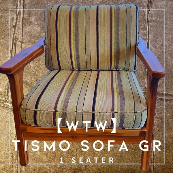 【WTW】TISMO SOFA 送料込み | 1seater | Blue |ダブルティー |ソファ