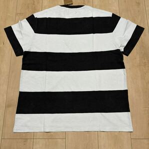 【RRL】 新品 ダブルアールエル POLO Ralph Lauren ボーダー Tシャツ プリズナー ヴィンテージ アメカジの画像9