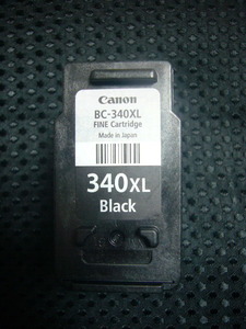♪使用済み CANON 純正インク ■ BC-340XL Black（黒）