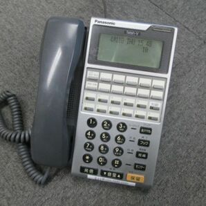 Ｂ２【Panasonic】ビジネスホン１２キー電話機漢字表示「 VB-E411KA-KS」×5台◆動作確認ＯＫ◆領収書可の画像3