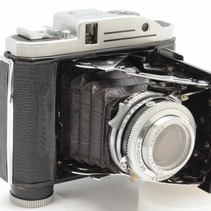 コニシロク 小西六 KONICA KONISHIROKU Pearl III 型 Hexar 75mm F3.5 コニカ パール 蛇腹 フィルムカメラ ★シャッターOK★KT9973ｓの画像4