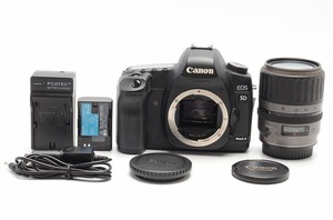 Canon キヤノン EOS 5D Mark II デジタル一眼レフカメラ レンズ付 EF 35-135mm F4-5.6 USM 通電確認済み シャッターOK 9520