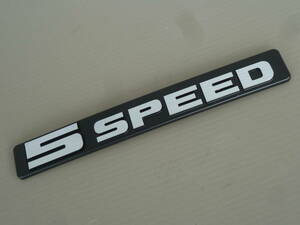  Jimny Swift Sports Alto Works Every 5MT Suzuki original 5SPEED emblem new goods 