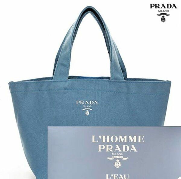 PRADA　トートバッグ　海外限定　プラダ　エコバッグ　ランチバッグ