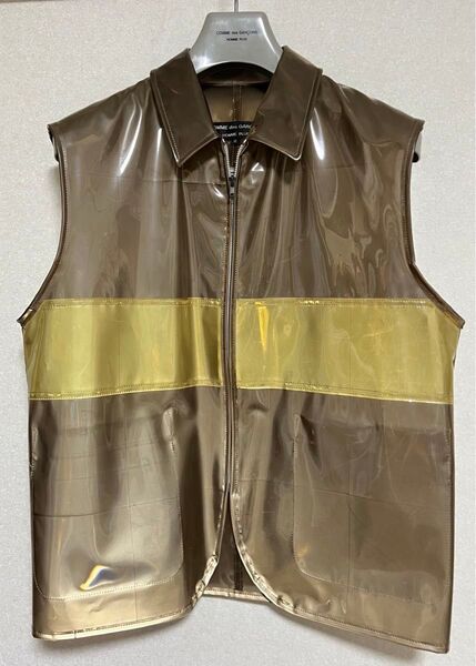 COMME des GARCONS HOMME PLUS size M ビニール製ベスト 未使用品 倉庫保管品 ビンテージ
