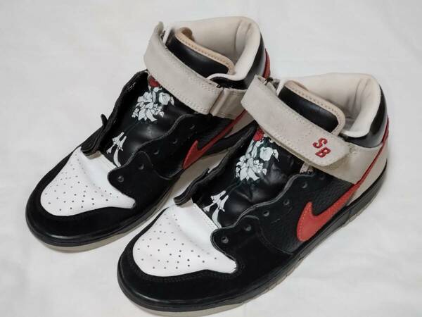 NIKE DUNK MID PREMIUM SB November Rain Guns＆Roses guns n' roses ガンズアンドローゼズ 2007 レア 中古 supreme