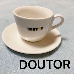 ラスト1組 新品未使用　デミタスカップ&ソーサー　1セット　DOUTOR　ドトールコーヒー ソーサー カップ