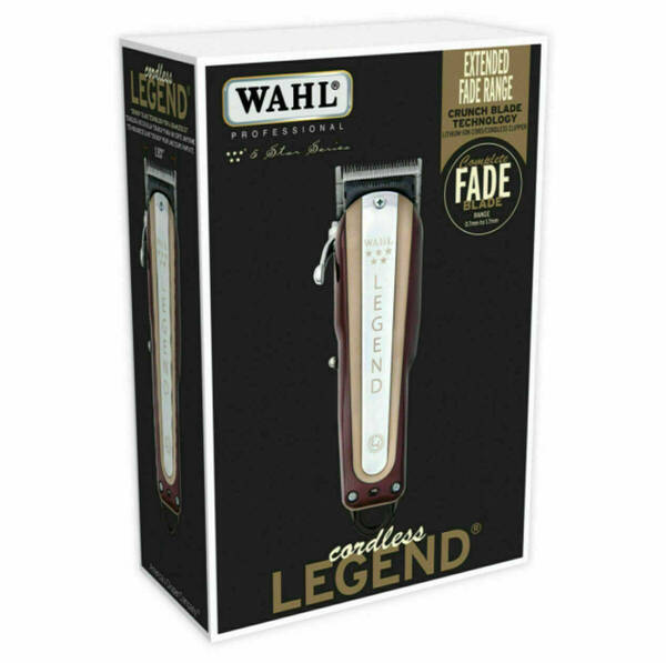 新品検品済 WAHL Cordless Legend Clipper バリカン レア 美容師 理容師 シェーバー ウォール 床屋 トリマー バーバー コードレス 銀 赤