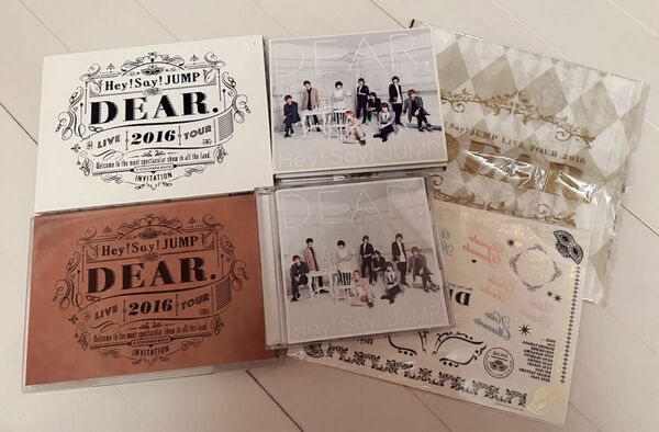 Hey!Say!JUMP LIVE 2016 TOUR DEAR 初回限定盤・通常盤DVD 初回限定盤1.2 CD