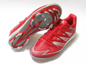 adidas AFTRBRNR 7 Point K baseball spike red silver 24.5cm Adidas after burner mid softball shoes FW3869