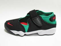 NIKE WMNS AIR RIFT 黒 赤 緑 23cm ナイキ エア リフト スニーカー サンダル ブラック ユニバーシティレッド FN7772-001_画像4