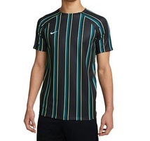 NIKE Dri-FIT アカデミー プロ S/S トップ GX 黒 青 ストライプ L ナイキ サッカー フットサル 半袖 プラシャツ Tシャツ 練習 DV9294-010_画像5