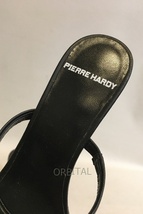 二子玉)Pierre Hardy ピエールアルディ リボンヒールサンダル レザー ブラック 黒 レディース 36 23cm トゥモローランド_画像8