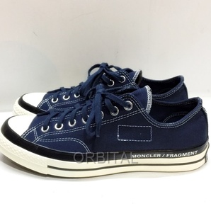 代官山)Fragment x Moncler x Converse フラグメント モンクレール チャックテイラー キャンバス ネイビー サイズ27cmの画像4