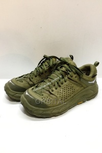 代官山)HOKA ONEONE ホカオネオネ TOR ULTRA LOW WP JP トゥ ウルトラ ロー シューズ オリーブ サイズ26cm