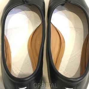 二子玉)Maison Margiela メゾンマルジェラ TABI BALLERINA 足袋バレリーナ フラットパンプス タビ tabi ブラック 35 22.5cmの画像7