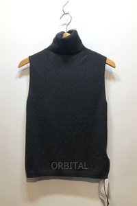 経堂)L'Appartement扱 LA COLLECTION ラコレクション 23AW DEBORAH NO SLEEVE KNIT グレー F 定価￥46,200-