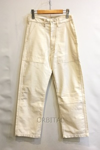 二子玉) Spick & Span GUNG HO ガンホー 24SS FATIGUE TROUSER ファティーグトラウザー ナチュラル S レディース 定価￥10,450-