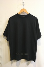 二子玉) CABaN キャバン コットン ドロップショルダークルーネックプルオーバー Tシャツ ブラック ユニセックス S 定価￥19,800-_画像1