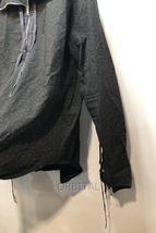 経堂) ミドリカワ midorikawa ドット柄 ハーフジップシャツ MID18AW-SH02 ブラック サイズF メンズ 日本製_画像5