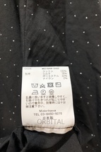 経堂) ミドリカワ midorikawa ドット柄 ハーフジップシャツ MID18AW-SH02 ブラック サイズF メンズ 日本製_画像9