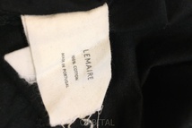 二子玉) LEMAIRE ルメール スクープネック Tシャツ 半袖 ブラック レディース XS_画像6