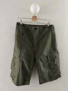 【新品】Nigel Cabourn ナイジェルケーボンアーミーカーゴショーツ ARMY CARGO SHORT サイズ:32 色:ダークグリーン