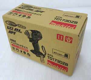 未開封品!! 18V 充電式インパクトドライバ TD173DZB ブラック