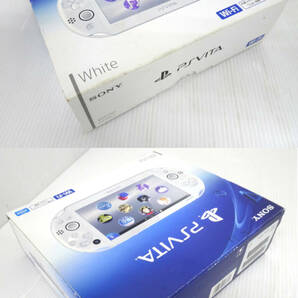 SONY PSVITA ホワイト PCH-2000 動作確認済 付属品完品の画像7