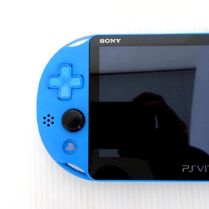 SONY PSVITA アクアブルー PCH-2000 動作確認済 付属品完品の画像3