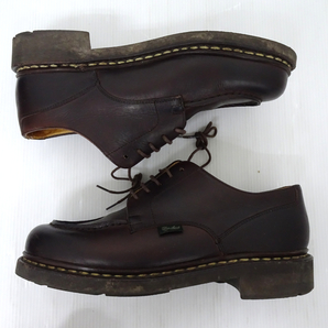 1円～！ Paraboot パラブーツ CHAMBORD シャンボード 710707 UK6.5 Uチップ レザーシューズ ブラウン 茶の画像5