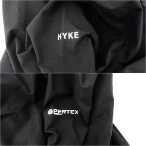 HYKE ハイク PERTEX BALLOOM SLEEVE TOP パーテックス バルーンスリーブトップス サイズM プルオーバー 黒 ブラック レディースの画像4