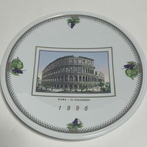 リチャードジノリ イヤープレート 飾り皿 Richard Ginori ブランド食器 1996 ROMA - IL COLOSSEO ローマ コロッセオの画像1