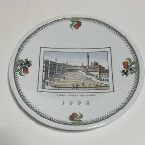 リチャードジノリ イヤープレート 飾り皿 Richard Ginori ブランド食器 1998 SIENA - PIAZZA DEL CAMPO（カンポ広場）の画像1